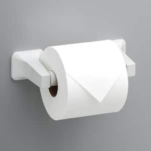 WG Wood Products Ridge White Recessed Plastic Toilet Paper Holder RID-7 -  The Home Depot