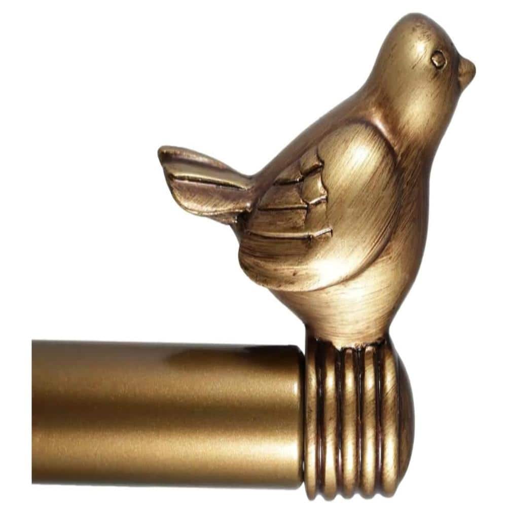 3/4-inch Cute Decorative Bird Adjustable Window Treatment Curtain Single Rod Set price history on PriceWatchPro