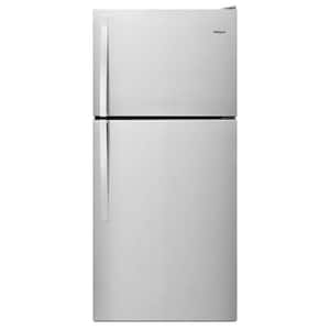 w　※w(2/2) Whirlpool 18.2 cu. ft. Top Freezer Refrigerator in Monochromatic