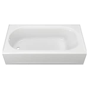 Princeton 60 in. x 30 in. Soaking Bathtub with Left Hand Drain in White