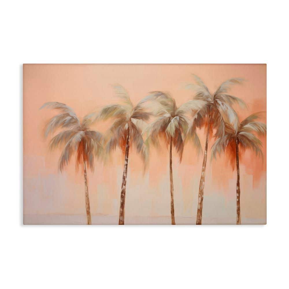Soft Palm Tree Lineup by Arlington Prints Unframed Nature Graphic Art Print 30 in. x 45 in. price history on PriceWatchPro