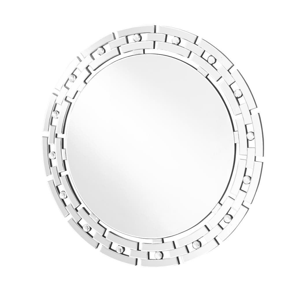 Timeless Home 36 in. W x 36 in. H x Contemporary Frameless Rectangle Clear 