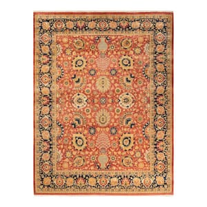 Mogul One-of-a-Kind Traditional Orange 8 ft. 0 in. x 10 ft. 6 in. Area Rug
