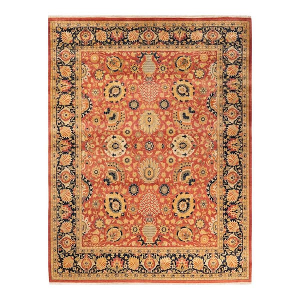 Solo Rugs Mogul One-of-a-Kind Traditional Orange 8 ft. 0 in. x 10 ft. 6 in. Area Rug