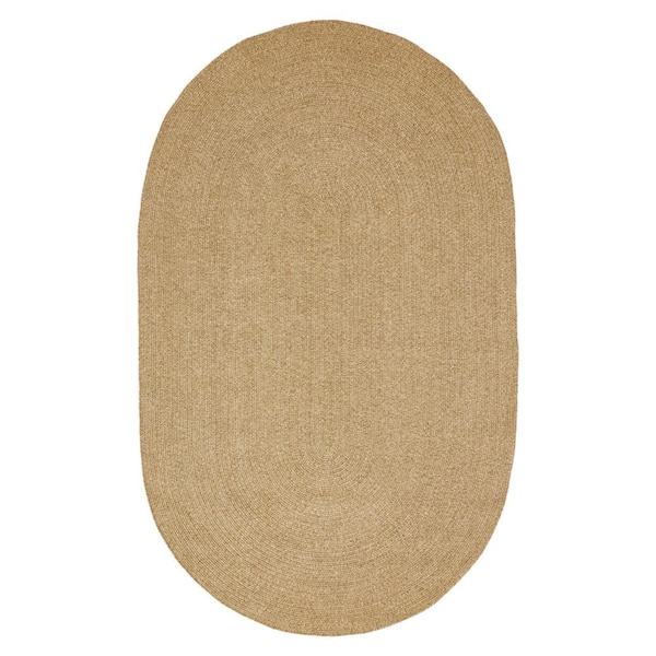 Braided Canvas 8 ft. x 10 ft. Reversible Indoor/Outdoor Area Rug