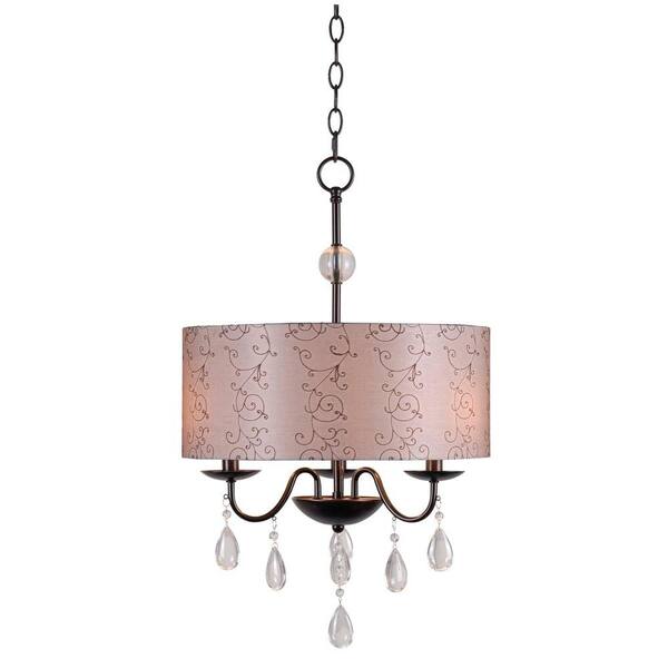 Kenroy Home Arpeggio 3-Light Oil Rubbed Bronze Pendant