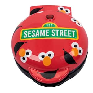Sesame Street 'Elmo' Red Mini American Waffle Maker