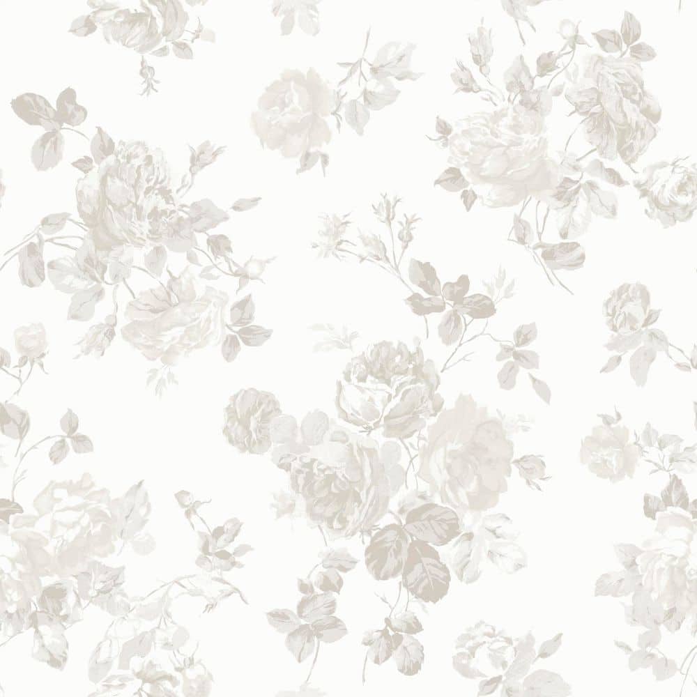 Everblooming Rosettes Dove Peel and Stick Wallpaper price history on PriceWatchPro