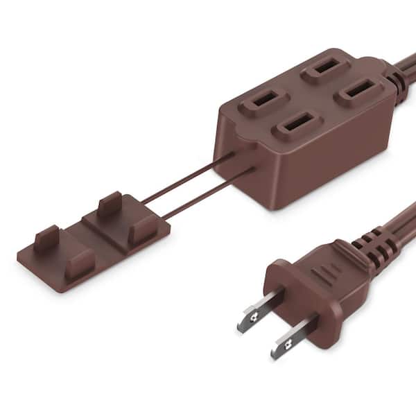 12 ft. 16/2 SPT, Indoor Household Extension Cord, Brown