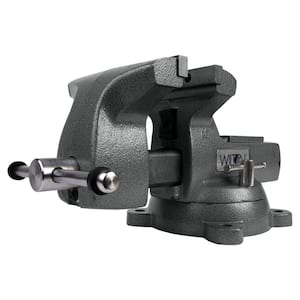 748A 8 in. Mechanics Vise with Swivel Base, 4-3/4 in. Throat Depth