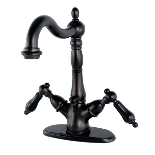 Kingston Brass Duchess Single Hole 2-Handle Bathroom Faucet in Oil Rubbed Bronze