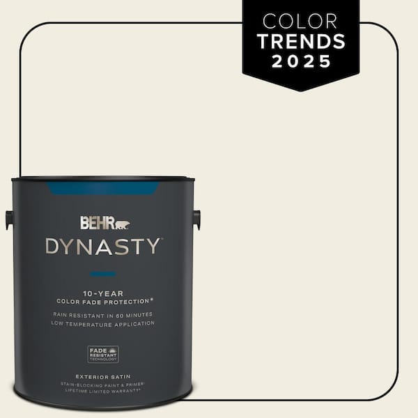 1 gal. Designer Collection #DC-003 Blank Canvas Satin Enamel Exterior Stain-Blocking Paint & Primer
