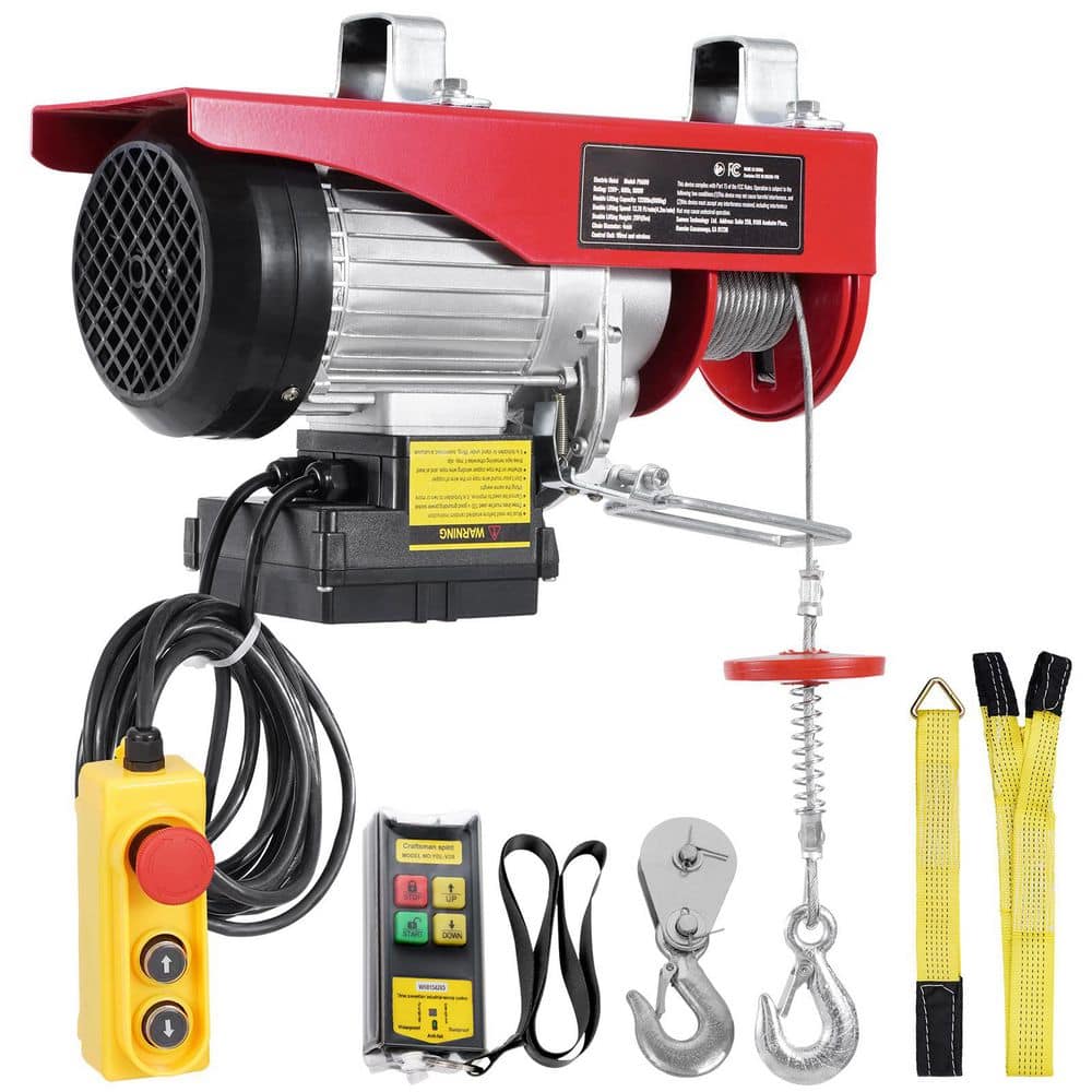 Electric Hoist, 1320 lbs. 120V Electric Winch with 328 ft. Wireless and 14 ft. Wired Remote Control, 40 ft. Single Cable price history on PriceWatchPro