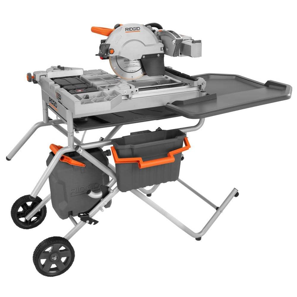 RIDGID 10 in. Variable Speed Commercial Tile Saw R4090 - The Home