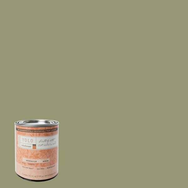 YOLO Colorhouse 1-Qt. Glass .04 Flat Interior Paint-DISCONTINUED