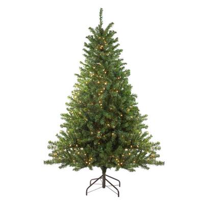 Northlight 7.5 ft. Pre-Lit Northwood Noble Fir Artificial Pencil ...