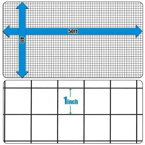 Black Vinyl Coated Welded Wire Mesh Fence 4 ft. x 50 ft.