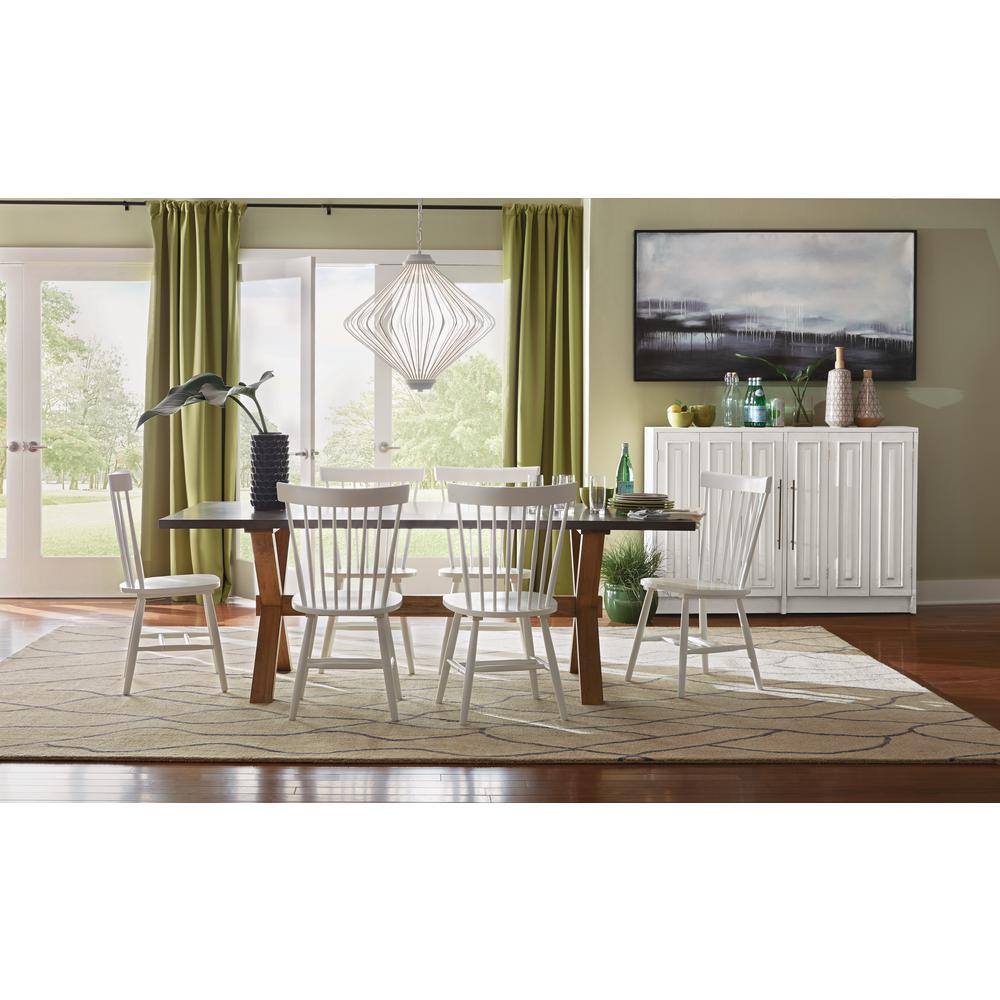 Primed White MDF 1 Lite Clear Glass Prehung Interior French Door 72" x 80"