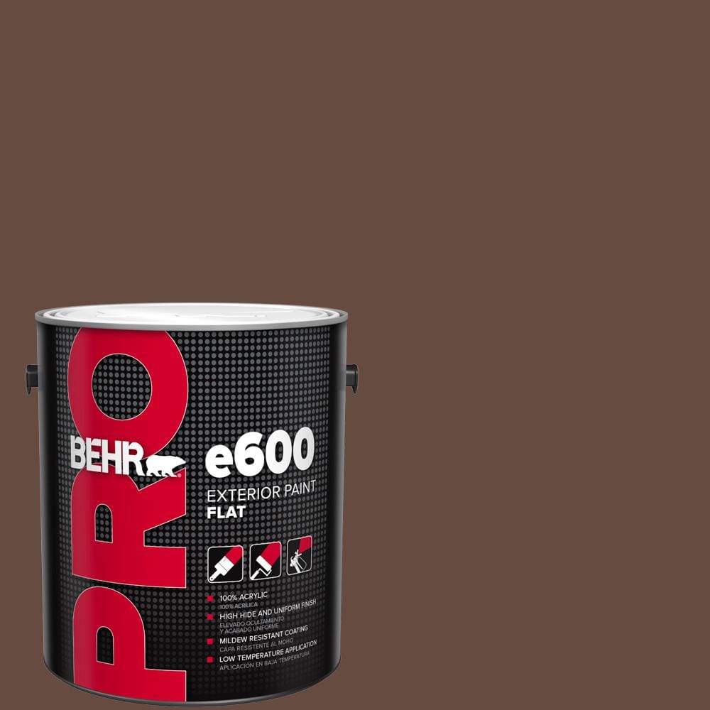 1 gal. #QE-16 Earth Chicory Flat Exterior Paint product image for price tracking