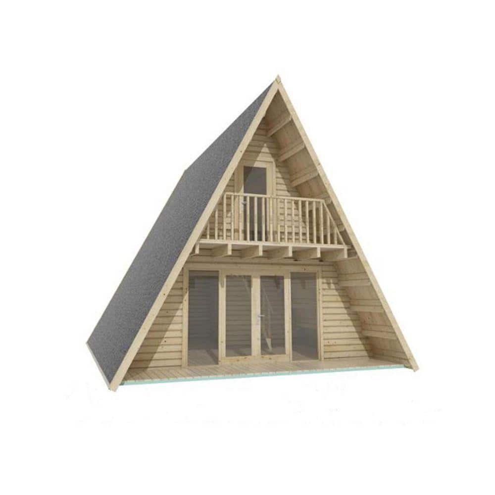 Hud-1 EZ Buildings A-Frame Moose 19 ft. x 23 ft. A-Frame style