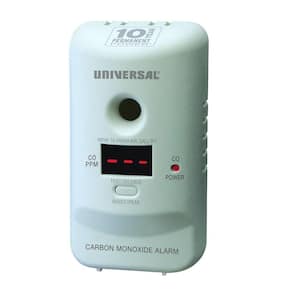 10-Year Sealed, Battery Operated, Carbon Monoxide Detector with Display Screen, Microprocessor Intelligence
