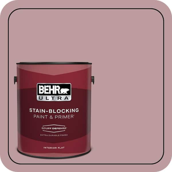 BEHR ULTRA 1 gal. #BIC-06 Desert Lights Extra Durable Flat Interior Paint & Primer