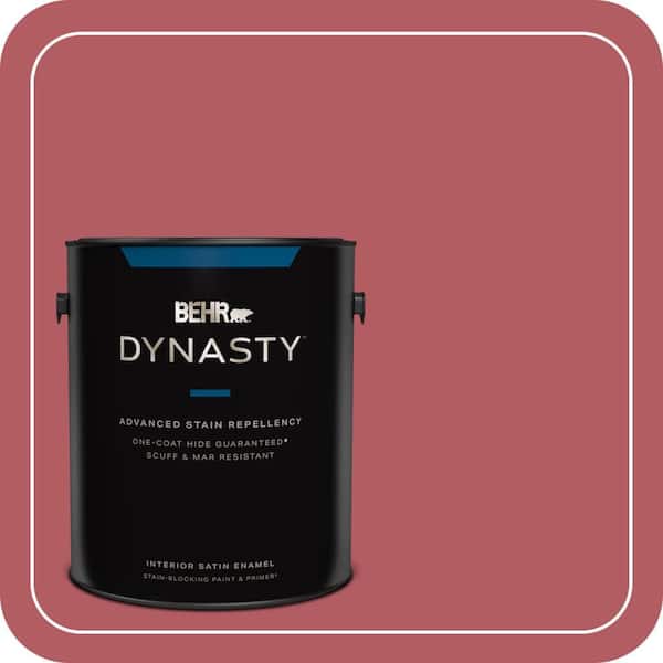 BEHR DYNASTY 1 gal. #140D-6 Shangri La Satin Enamel Interior Stain-Blocking Paint & Primer