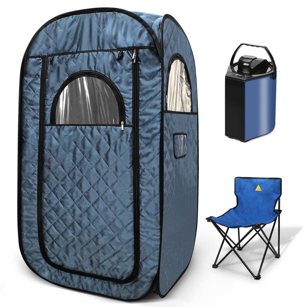 Pop Up Personal Indoor Foldable Sauna Tent with 3L Steamer 9 Levels UV Atomization Bluetooth Timer Remote Chair price history on PriceWatchPro