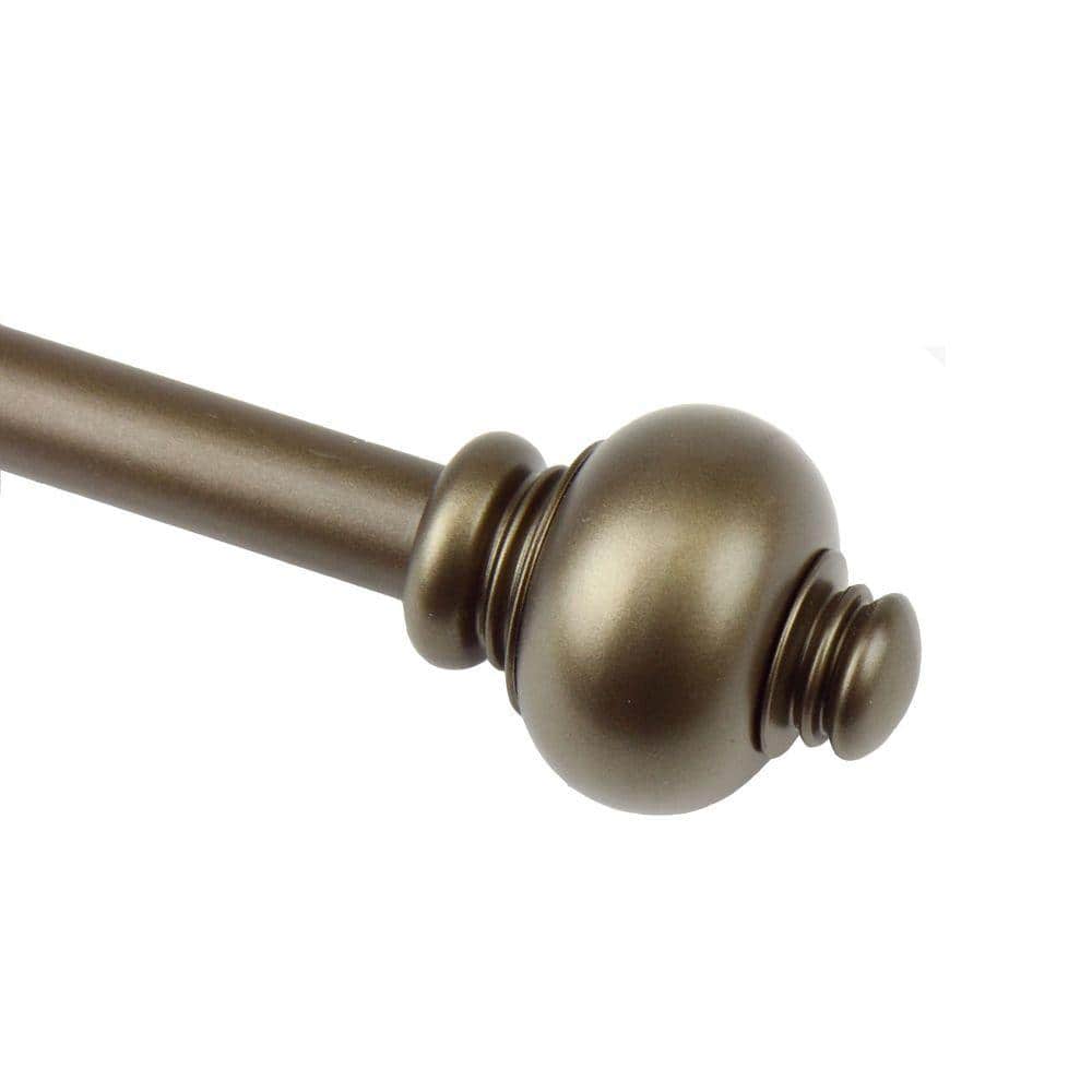 48 in. - 84 in. Antique Knob Single Curtain Rod price history on PriceWatchPro