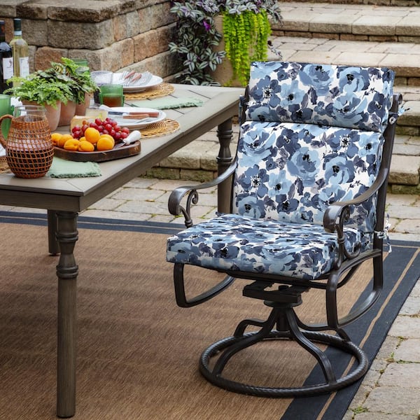 ARDEN 21 x 20 Outdoor High Back Dining Chair Cushion in