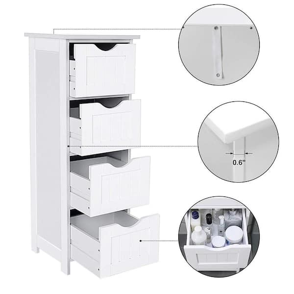 Nestl Narrow Bathroom Storage Cabinet & Organizer with 2 Doors 3