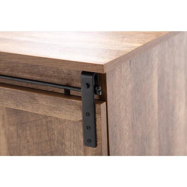 Details about   Weston 47 In With Storage Doors Natural Wood Tv Stand Fits Tvs Up To 50 In 