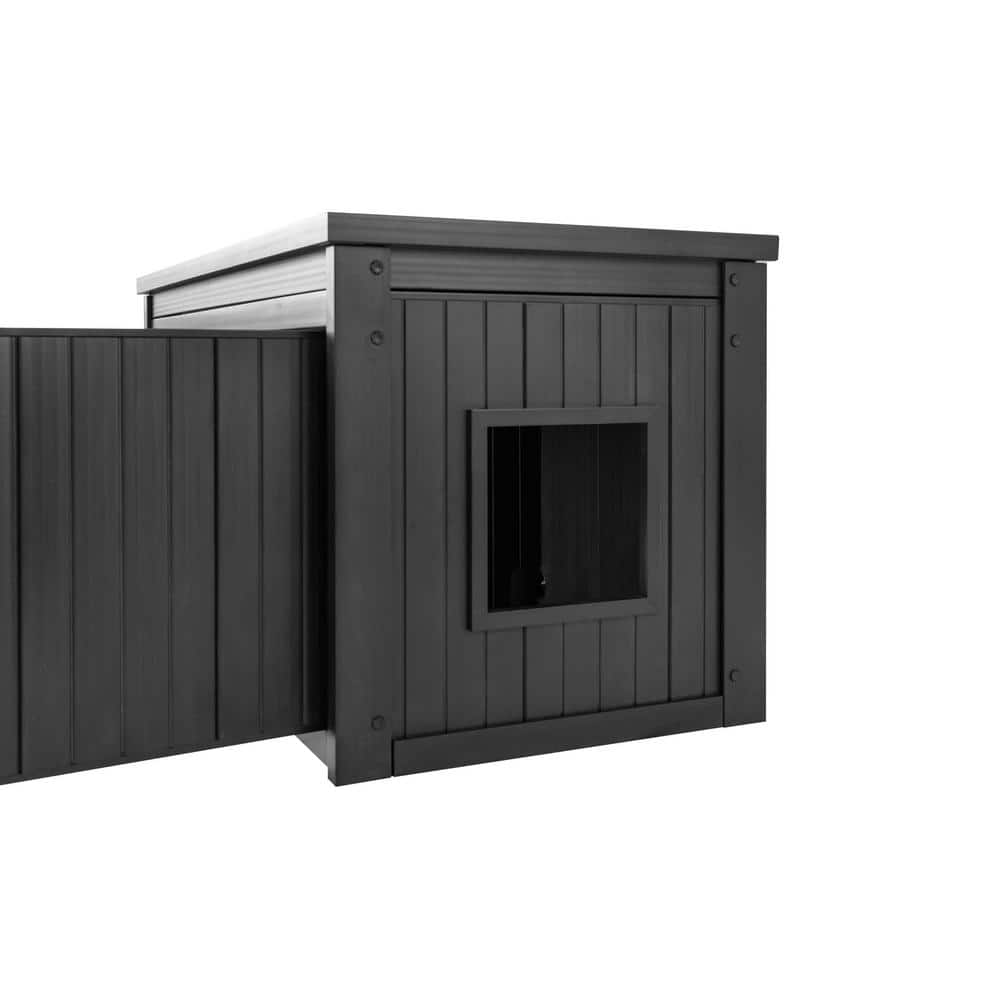 Espresso ECOFLEX Cat Litter Box Enclosure Bench