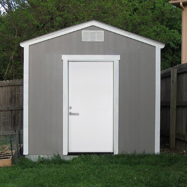 42 in. x 80 in. No Panel Right-Hand/Inswing White Primed Fiberglass Prehung Front Door with 4-9/16 in. Jamb Size