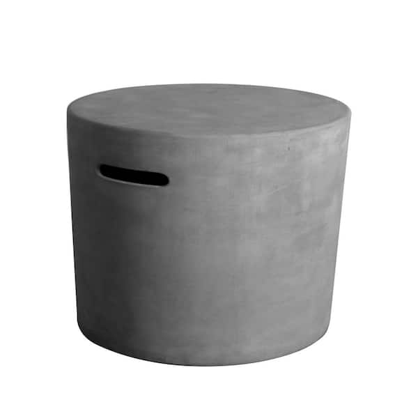 Elementi 20 in. x 20 in. Concrete Round Propane Tank Cover