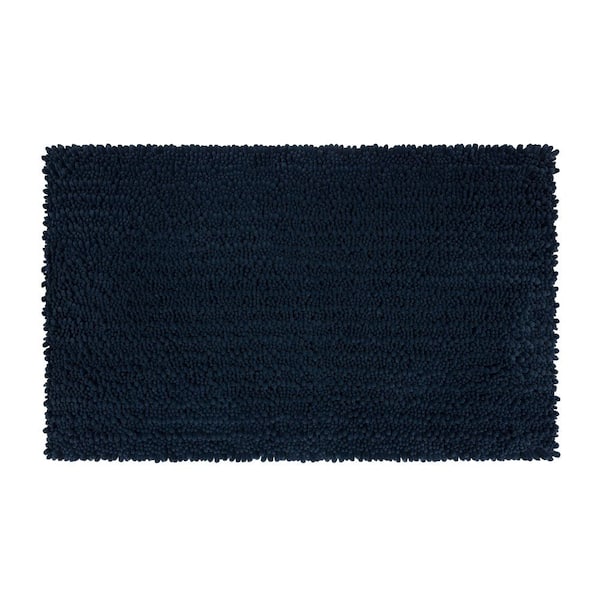 Mohawk Home Metaphor Indigo 17 in. x 24 in. Micro Denier Polyester Bath Mat