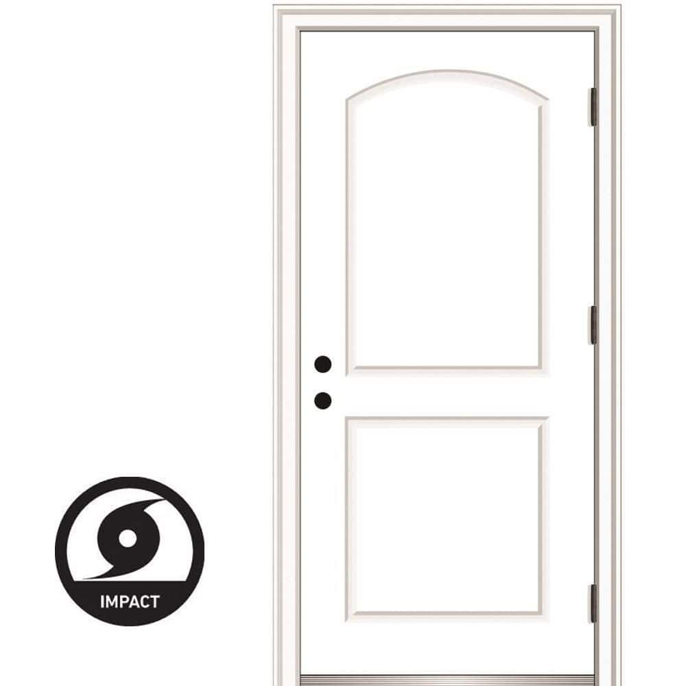 中野庸二、【out door in side(left)】 MMI DOOR 32 in. x 80 in. Severe Weather Left-Hand Outswing 2-Panel