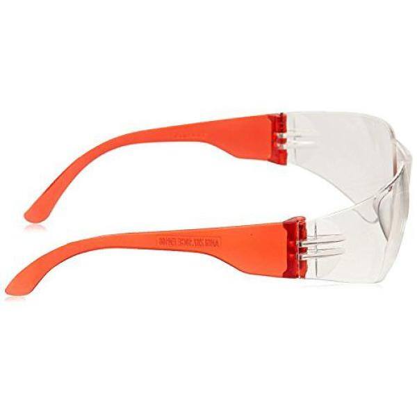 Safe Handler Safety Glasses Clear Polycarbonate Lens Pink Temple Box Of 12 
