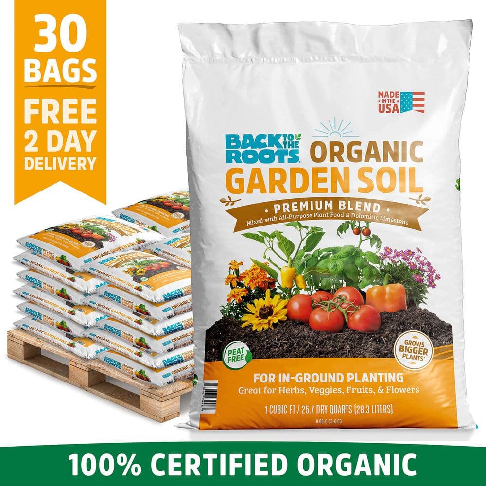 Organic Bulk Garden Soil (30 1 cu. ft. Bags) Peat-Free, Blended with Organic Fertilizer price history on PriceWatchPro