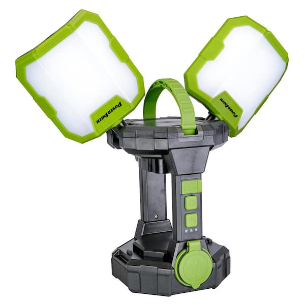 PowerSmith Voyager 5000 Lumens Jobsite Work Light with 3-Way Power, Bare Light Only