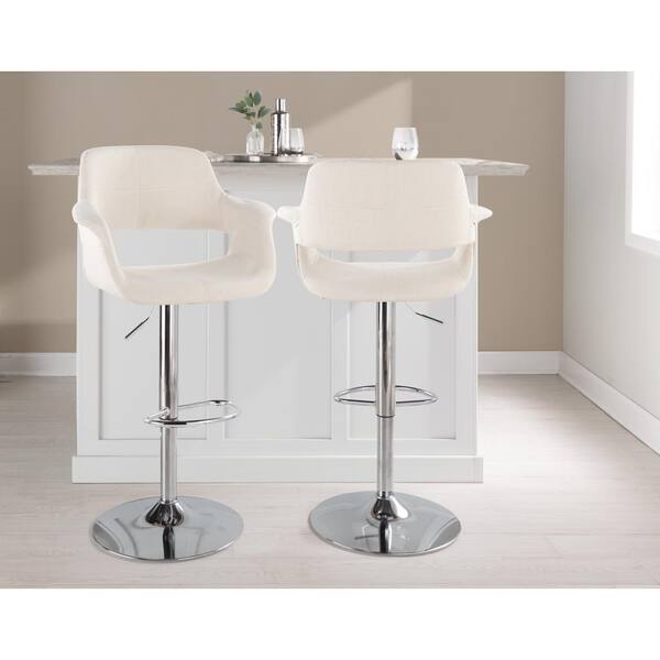 Oval back online counter stool