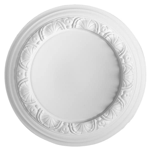 American Pro Decor European Collection 12-5/8 in. x 1-9/16 in. Floral Polyurethane Ceiling Medallion