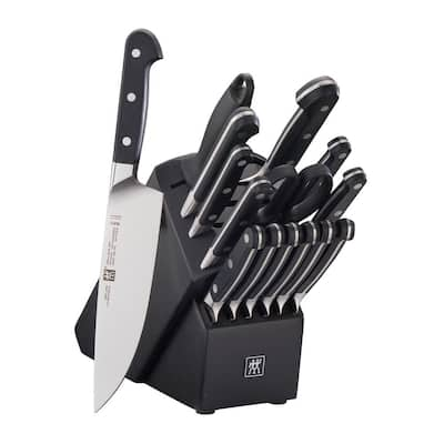 ZWILLING Twin Gourmet 9-Piece Stainless Steel Steak Knife Block Set  39123-800 - The Home Depot