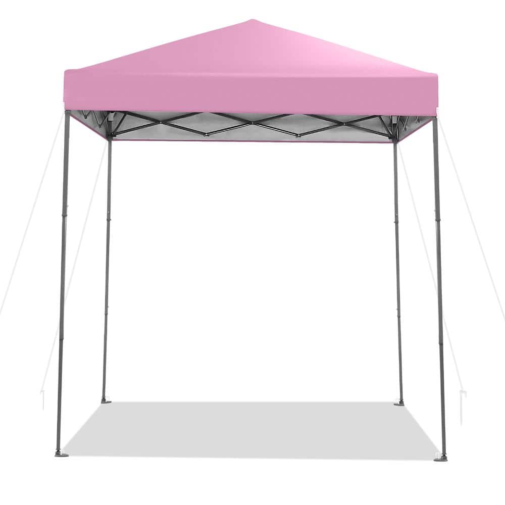 6.6 ft. x 6.6 ft. Oxford Fabric Pop-Up Canopy Tent with UPF 50+ Sun Protection, Pink price history on PriceWatchPro