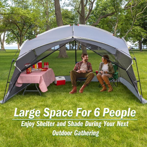 Wakeman Outdoors 12 x 10 Pop Up Screen Tent, Navy 75-CMP1150