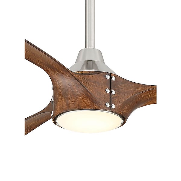 MINKA-AIRE Pierce-84 84 in. Smart Indoor Brushed Nickel Low