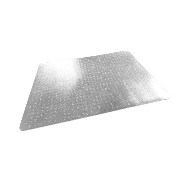 Cleartex TrYlok Vinyl Rectangular Indoor Chair Mat for Low Pile Carpets up to 1/4 in.- 35 in. x 47 in.