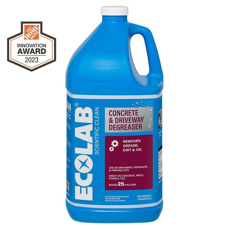 ECOLAB 1 Gal. Concrete and Driveway Degreaser Concentrate Pressure Wash