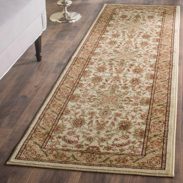 Lyndhurst Ivory/Tan 2 ft. x 18 ft. Border Runner Rug