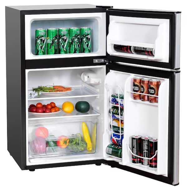 Volenca 3.2 cu. ft. Mini Refrigerator with Freezer Compartment